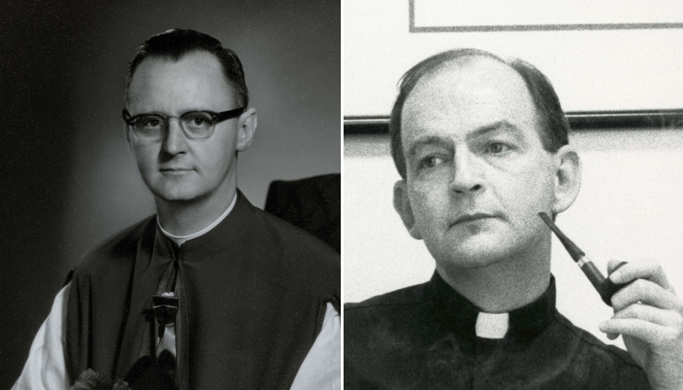 Monsignor George G. Higgins and Father Richard John Neuhaus 