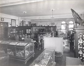 Museum Collection in McMahon Hall, ca. 1920