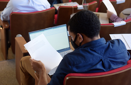 Image of student studying