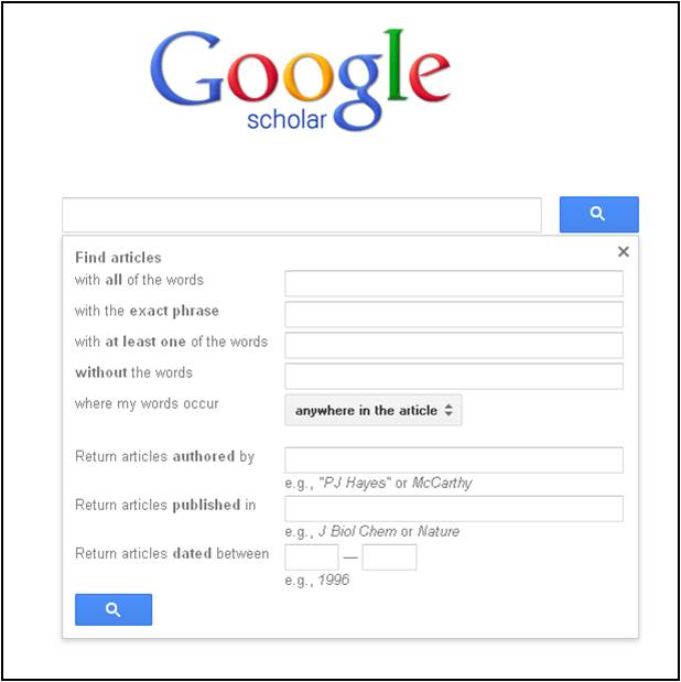Google Scholar screenshot