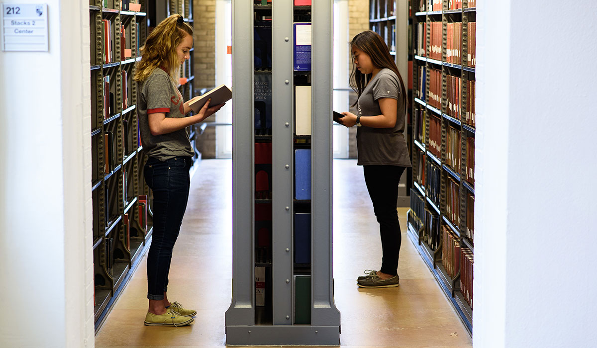 Library stacks