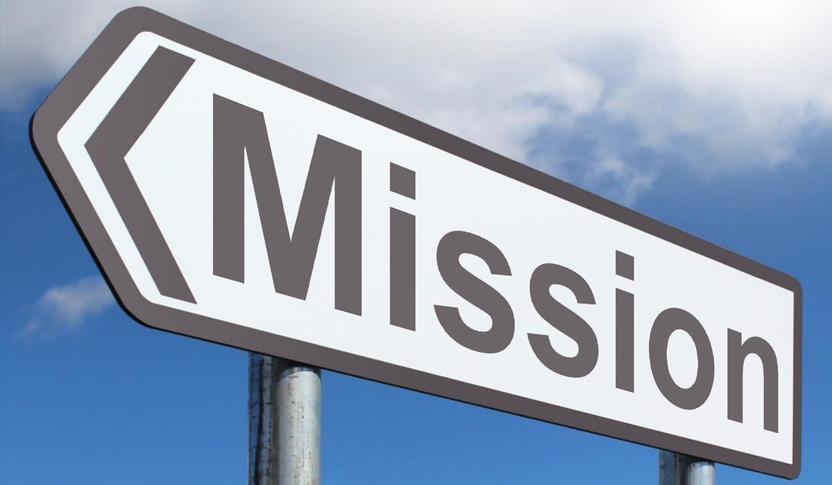 Sign saying "mission"
