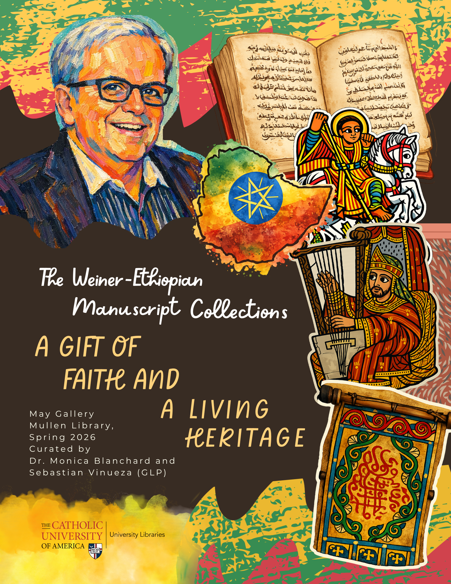 Poster for The Weiner Manuscript Collection: A Gift of Faith and Living Heritage